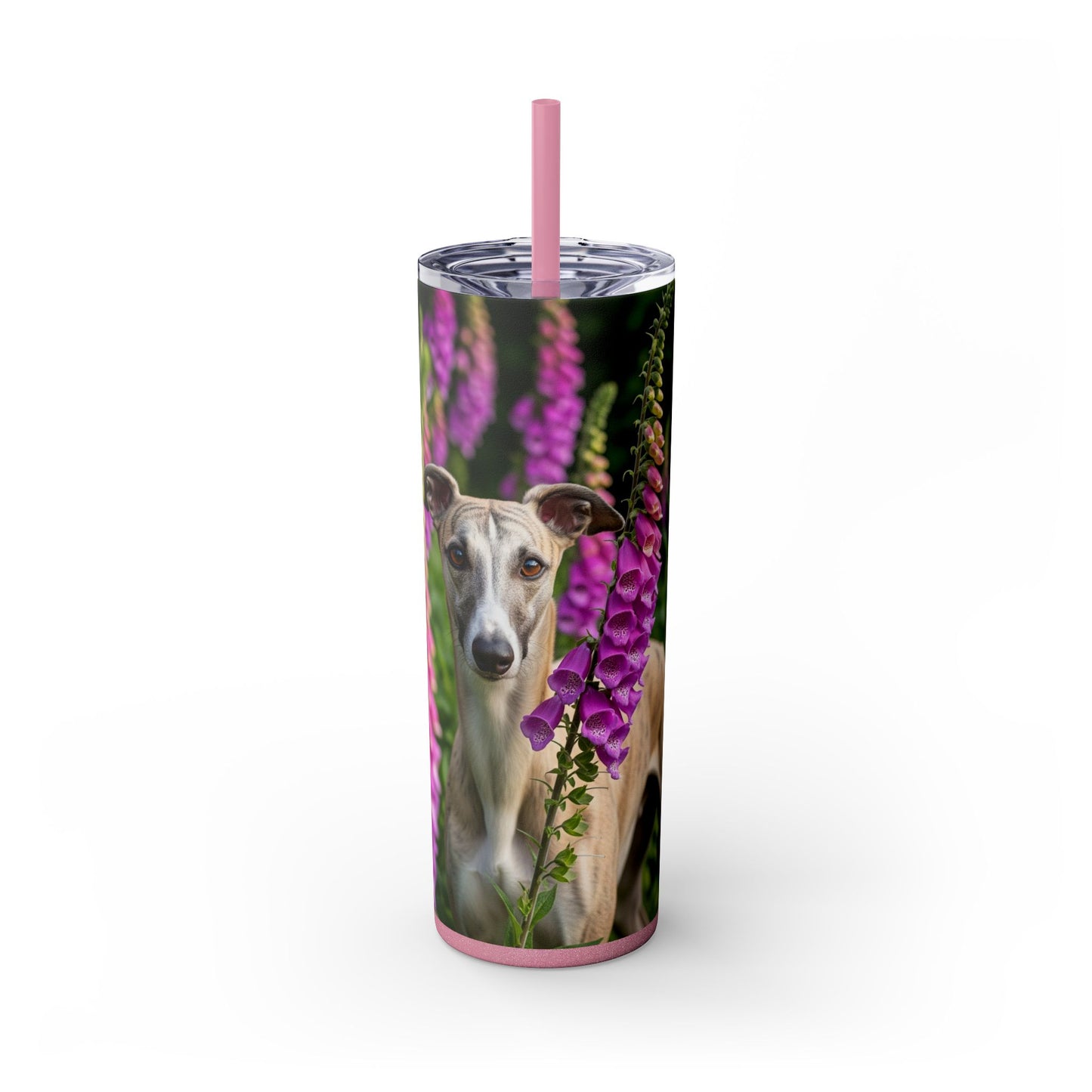 Whippet Skinny Tumbler with Straw, 20oz
