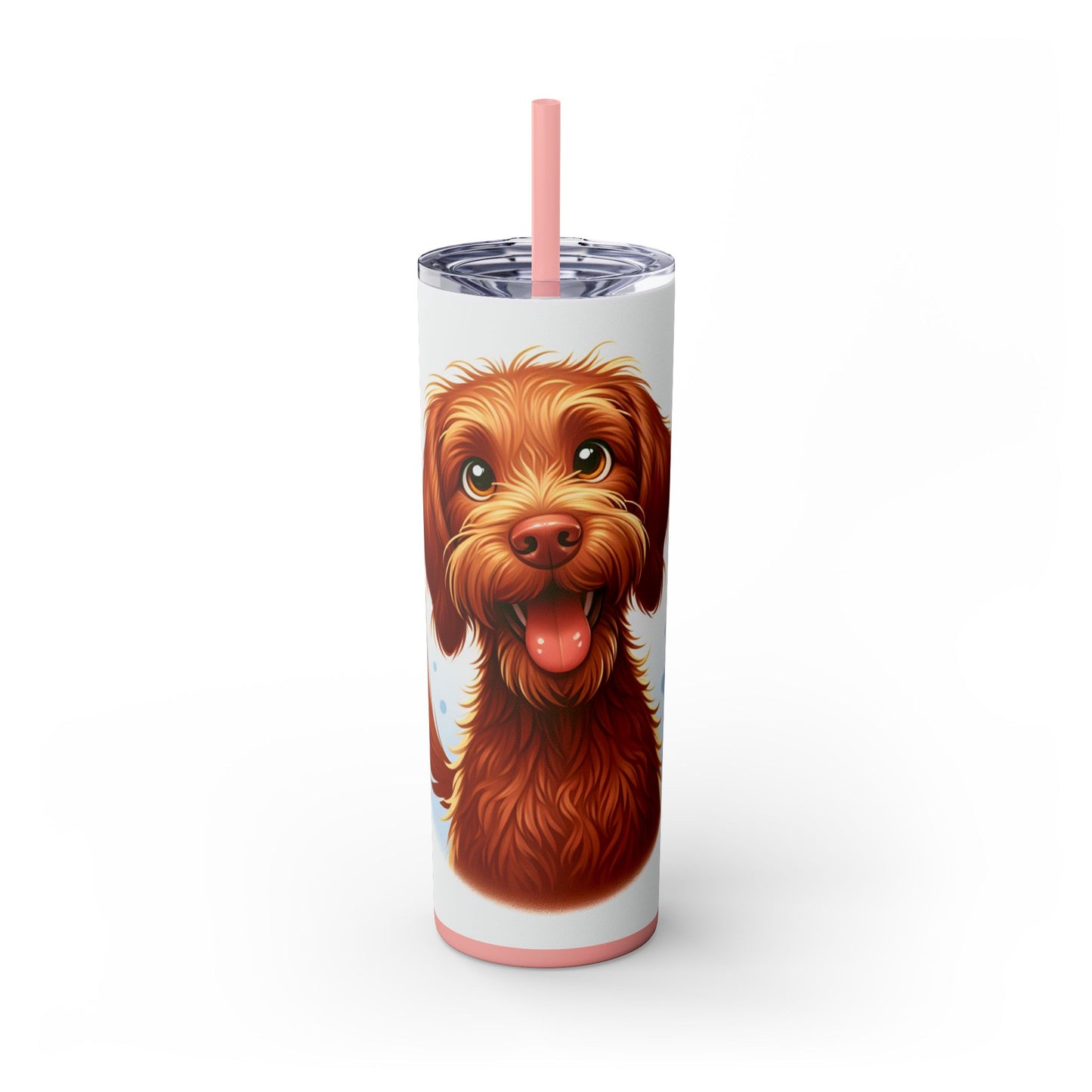 Hungarian Wirehaired Vizsla Tumbler with Straw, 20oz