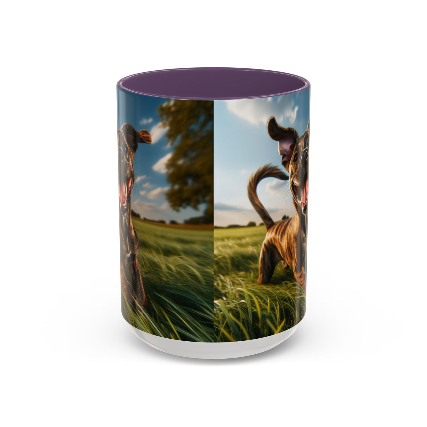 Treeing Tennessee Brindle Accent Coffee Mug - Perfect Gift for Dog Lovers