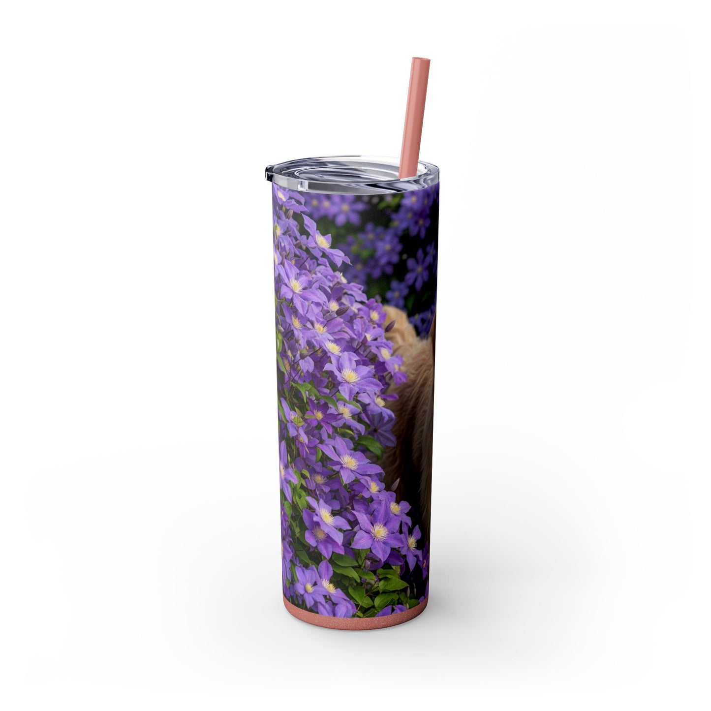 Berger Picard Skinny Tumbler with Straw, 20oz