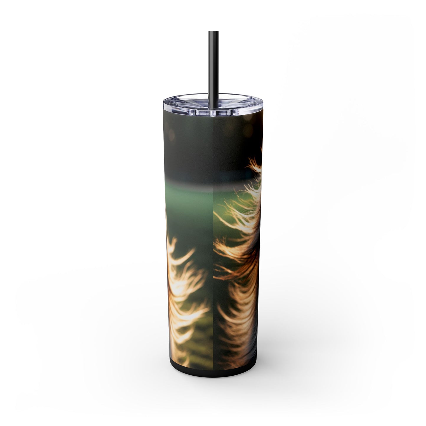 Bearded Collie Tumbler with Straw, 20oz