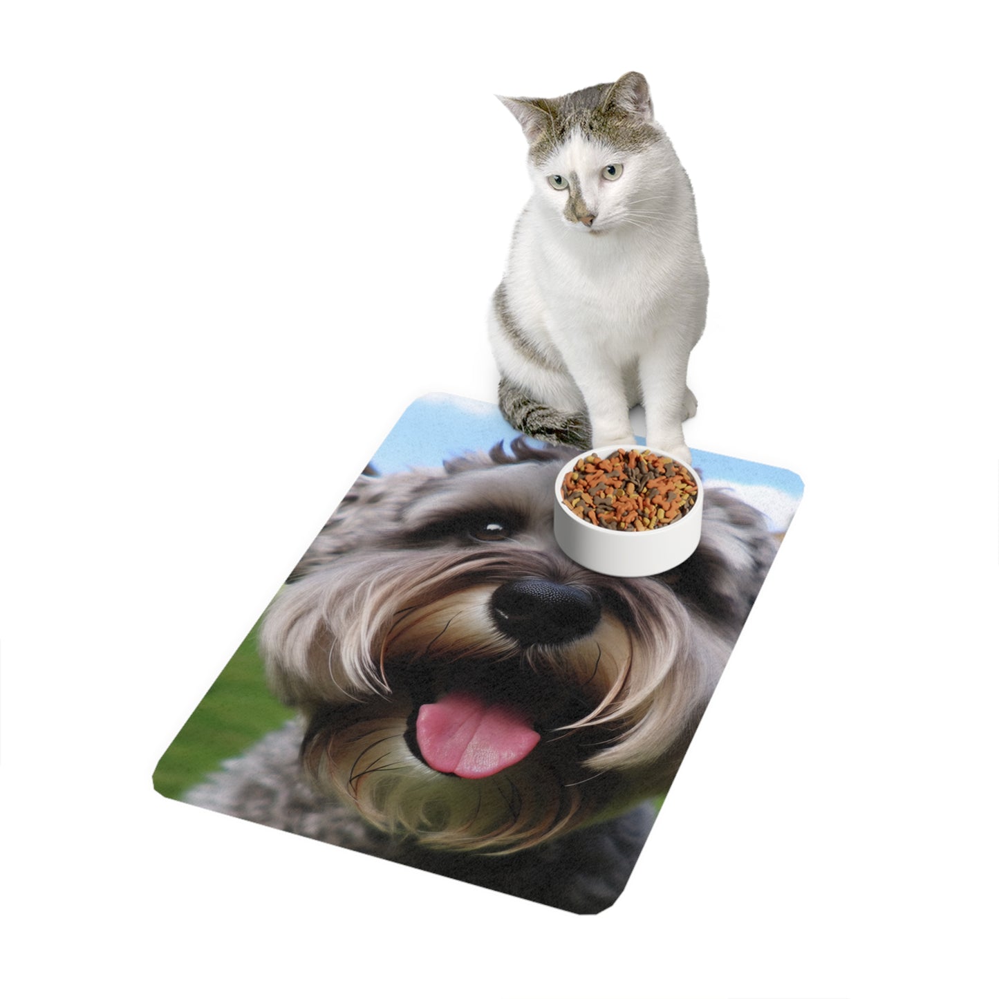 Vertical Pet Food Mat (12x18) - Schnoodle
