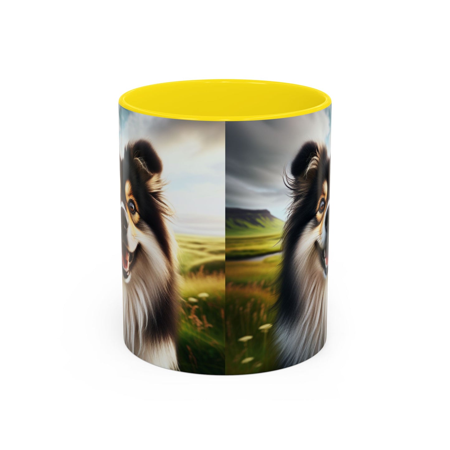 Icelandic Sheepdog Accent Coffee Mug - Perfect Gift for Dog Lovers