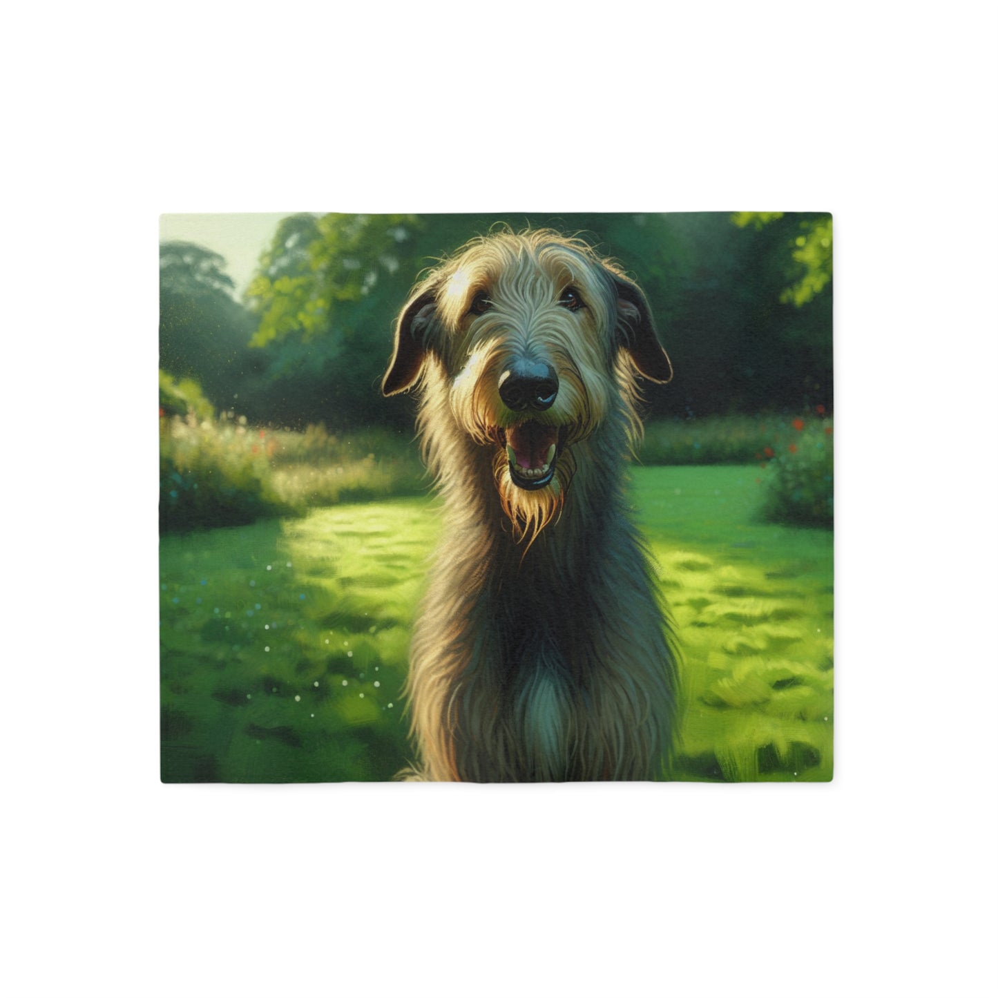 Irish Wolfhound Sweatshirt Blanket