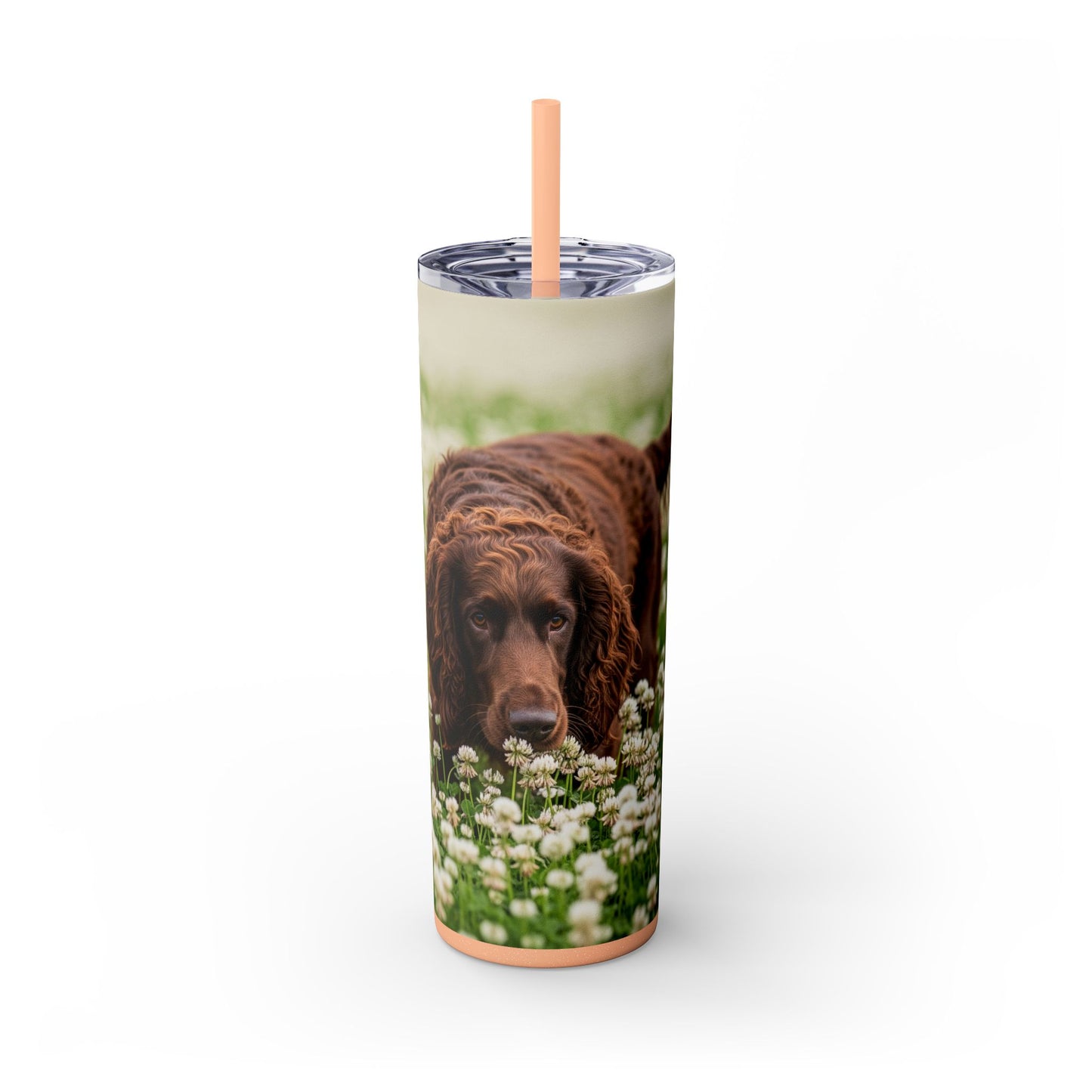 Irish Water Spaniel Tumbler with Straw, 20oz