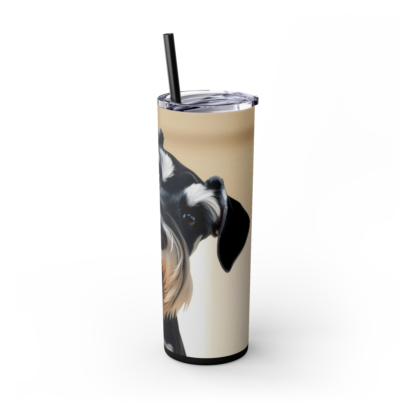 Giant Schnauzer Tumbler with Straw, 20oz