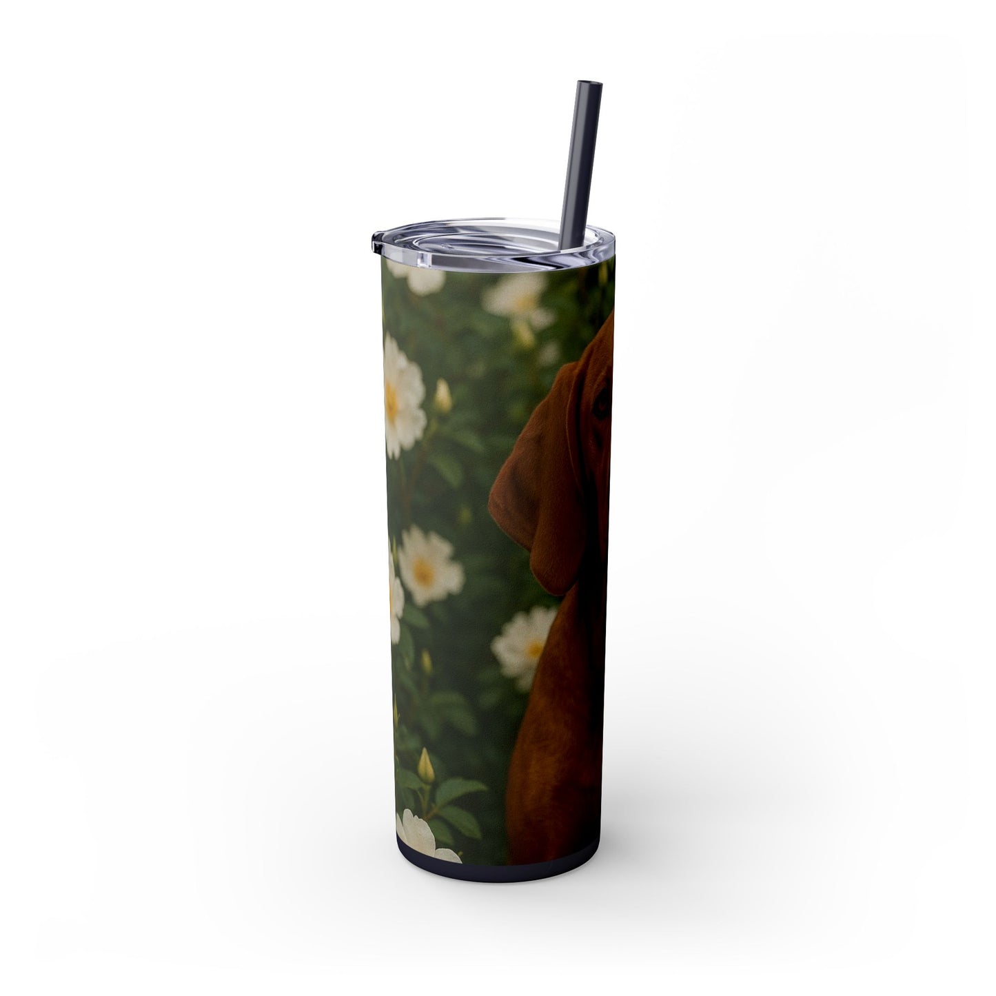 Redbone Coonhound Tumbler with Straw, 20oz