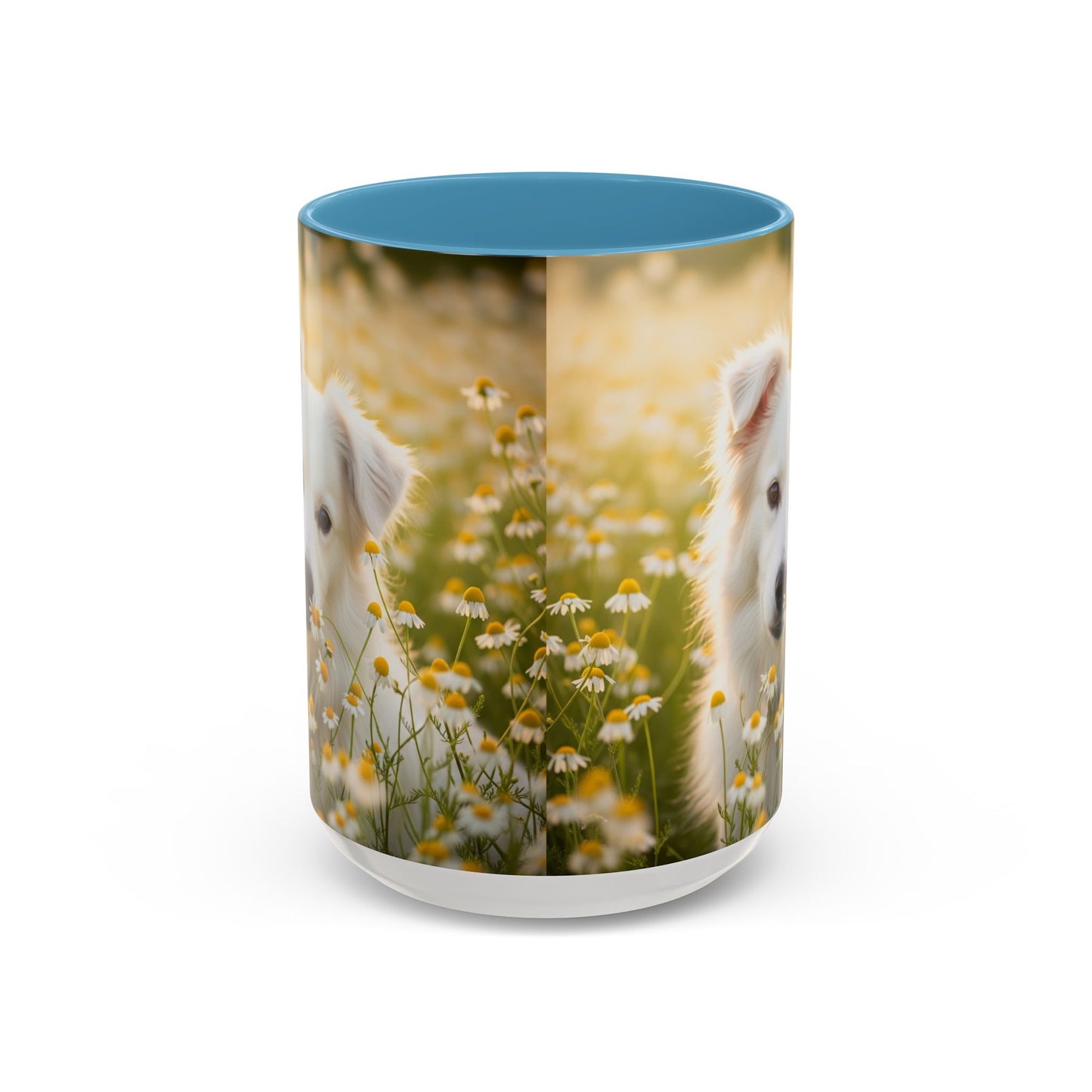 Russkaya Tsvetnaya Bolonka Accent Coffee Mug - Perfect Gift for Dog Lovers