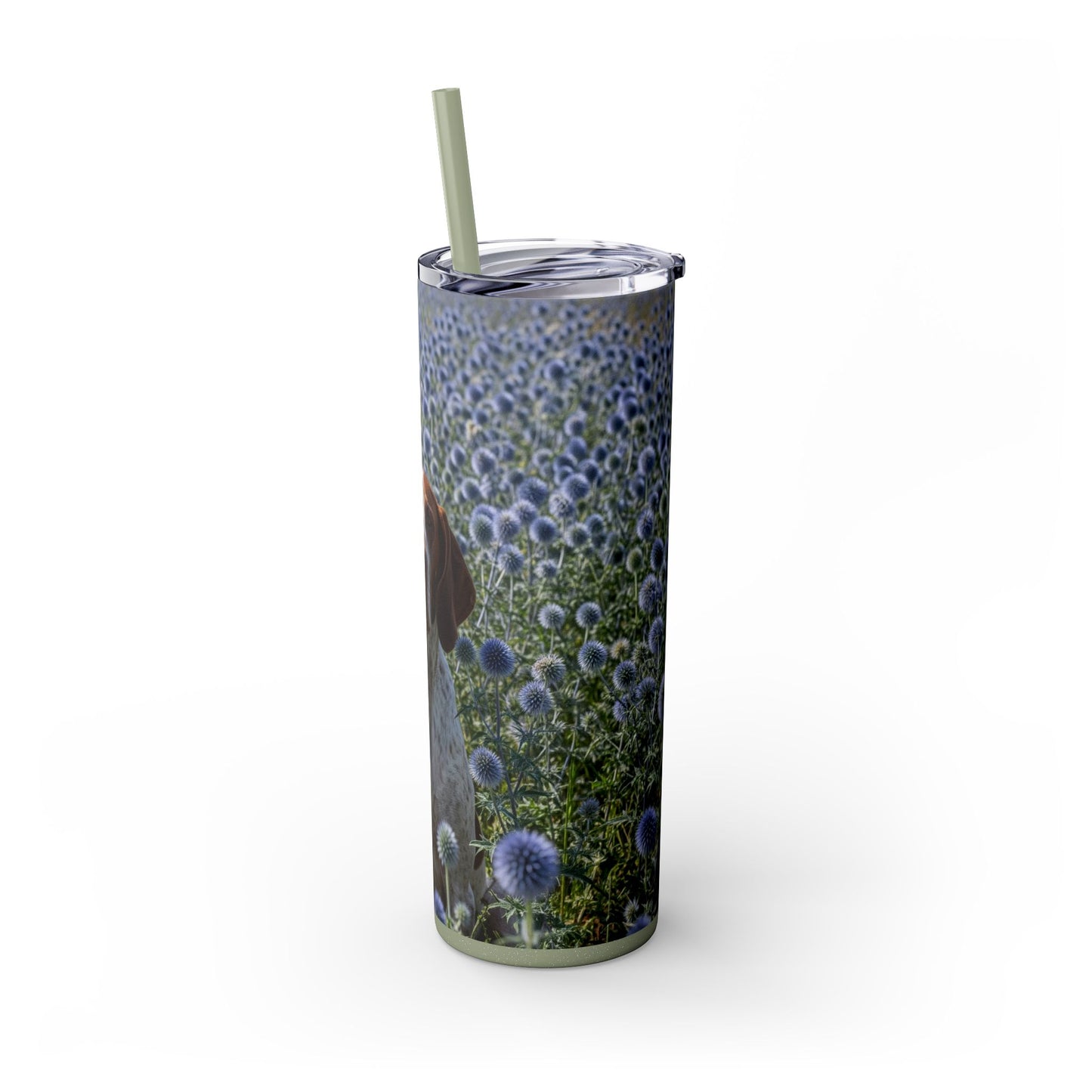 Braque Francais Pyrenean Tumbler with Straw, 20oz