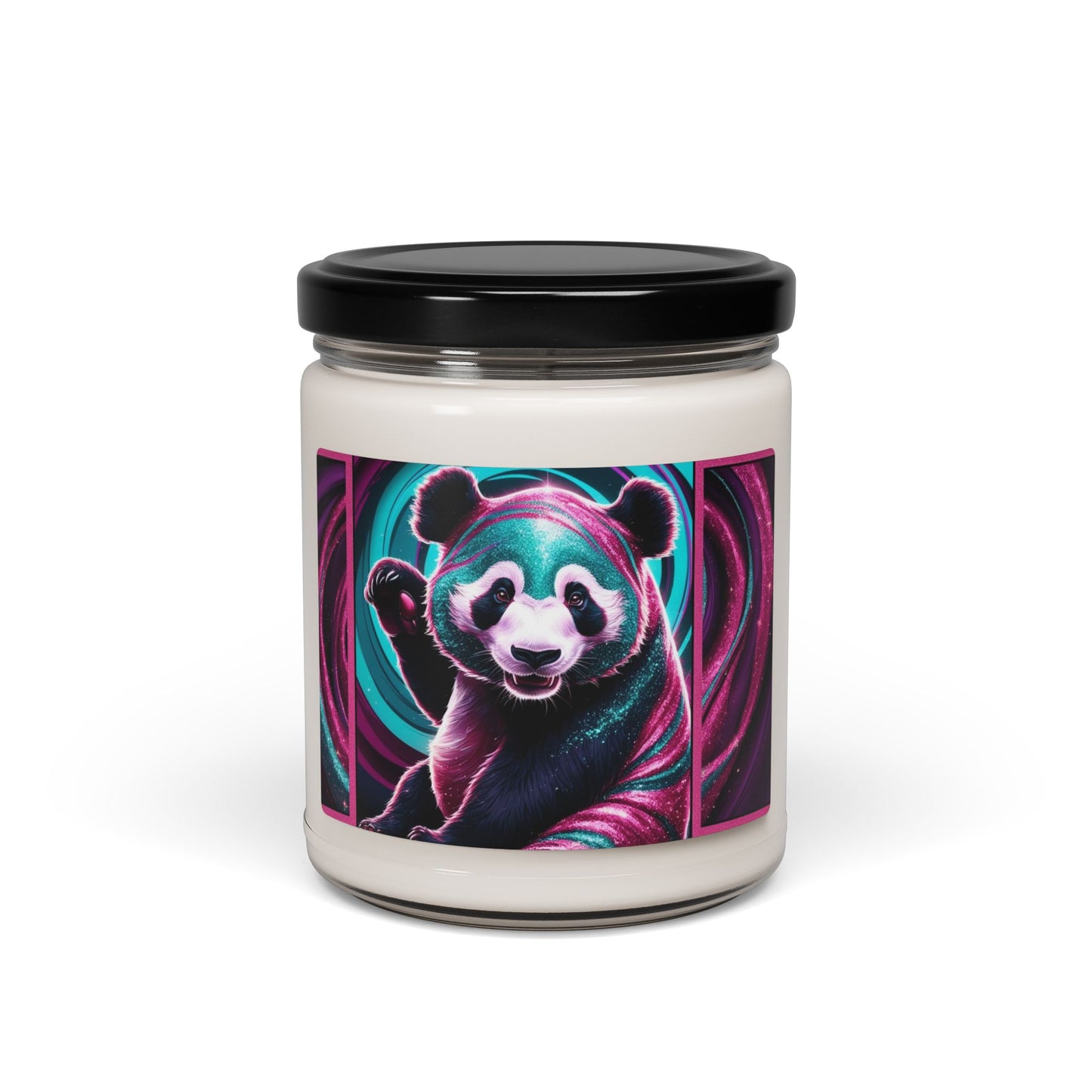 Psychedelic Panda- Scented Soy Candle, 9oz