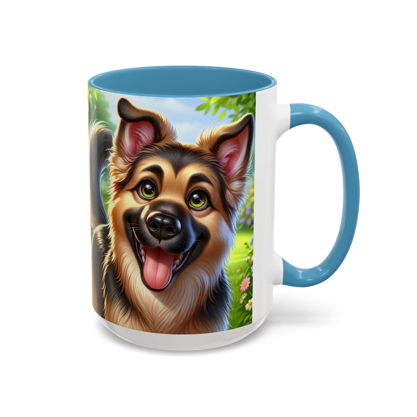 German Shepherd Accent Coffee Mug - Perfect Gift for Dog Lovers