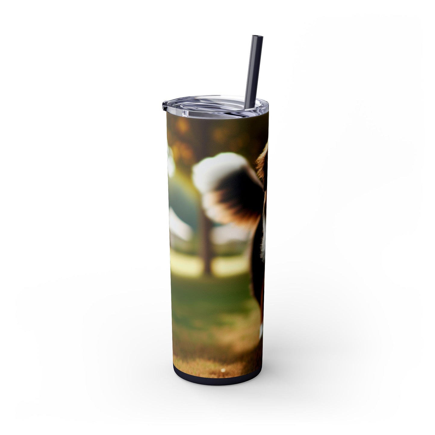 Miniature American Shepherd Tumbler with Straw, 20oz