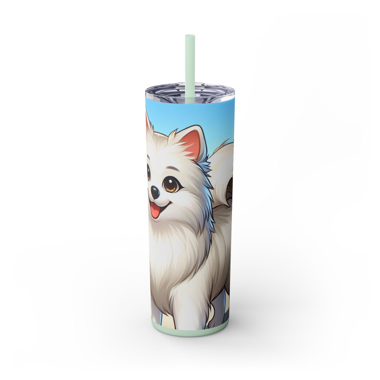 Indian Spitz Tumbler with Straw, 20oz