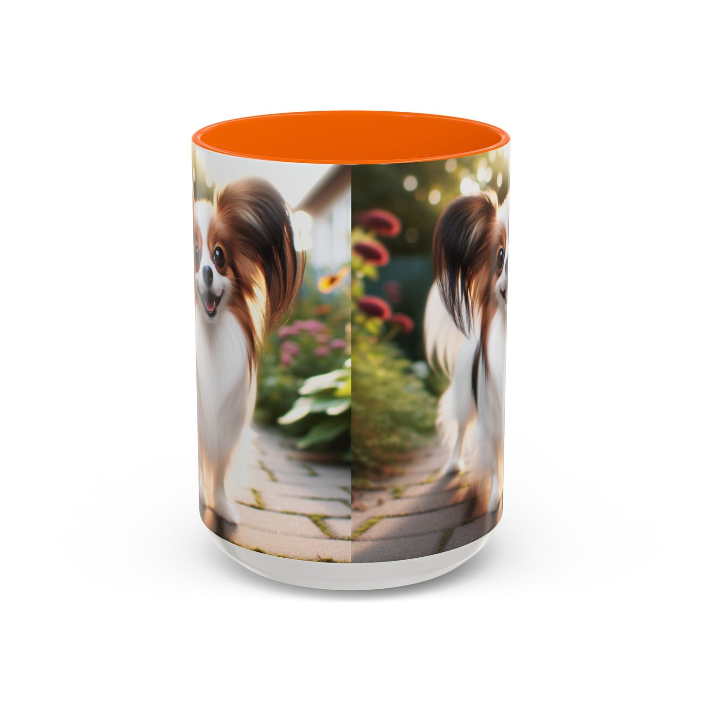 Papillon Accent Coffee Mug - Perfect Gift for Dog Lovers