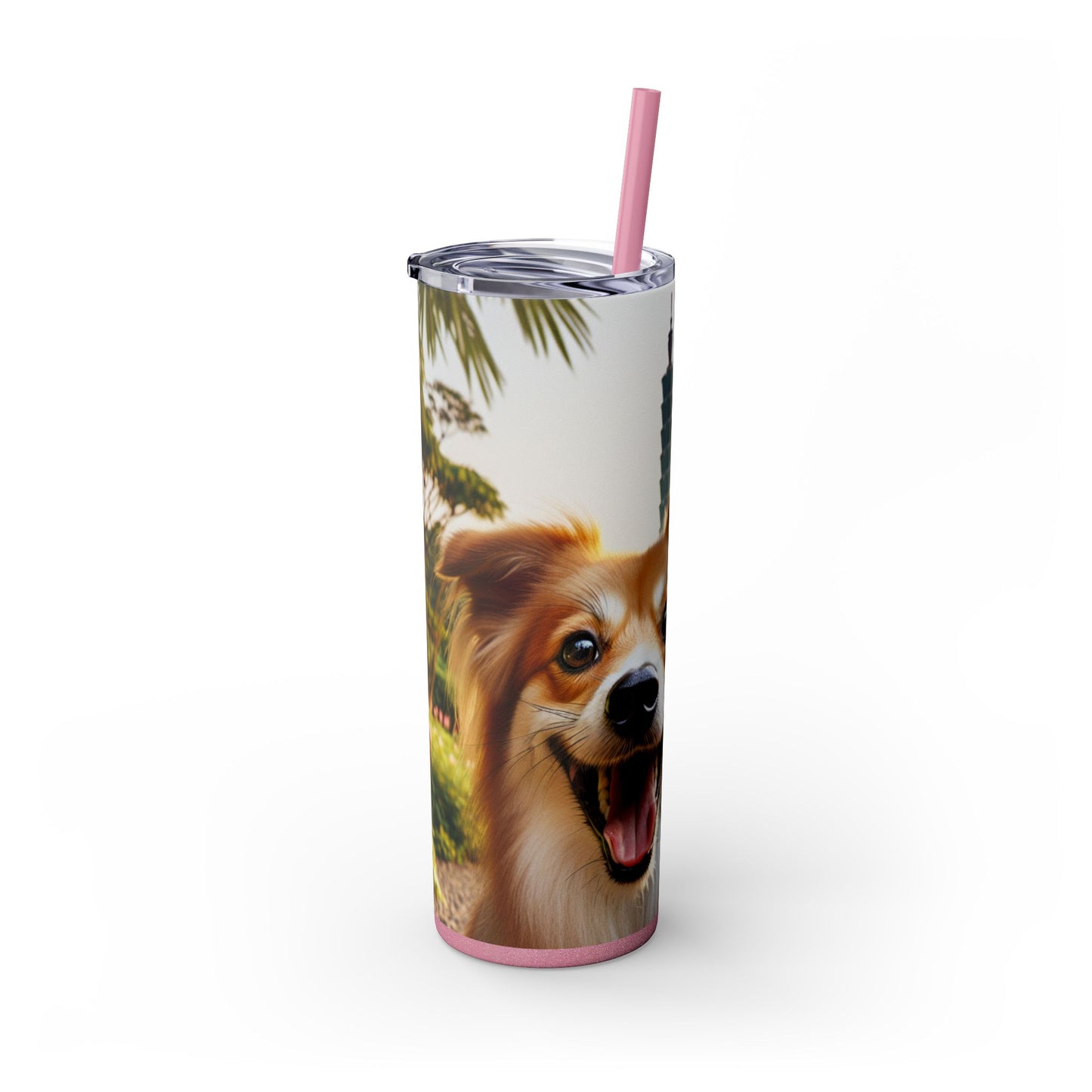 Taiwan Dog Tumbler with Straw, 20oz