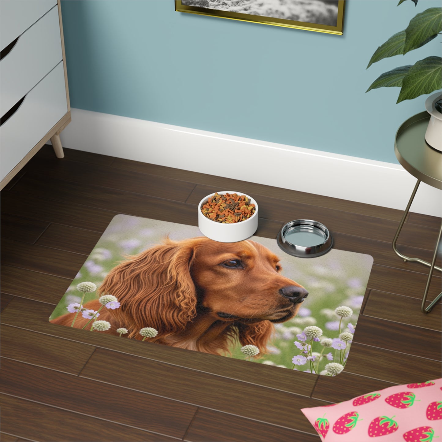 Pet Food Mat (12x18) - Sussex Spaniel