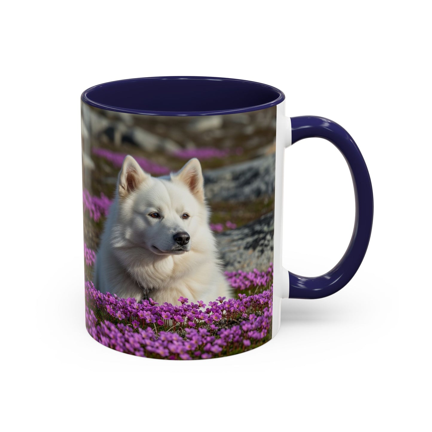 Canadian Eskimo Dog Accent Coffee Mug - Perfect Gift for Dog Lovers