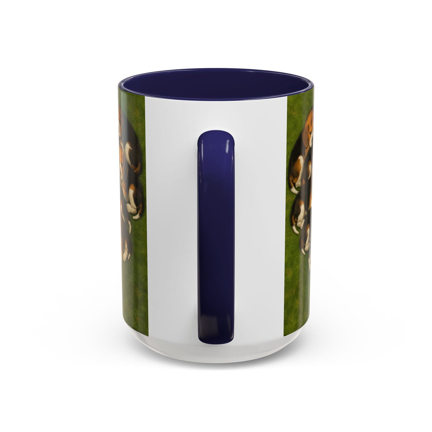 Beagle puppies Accent Coffee Mug - Perfect Gift for Dog Lovers