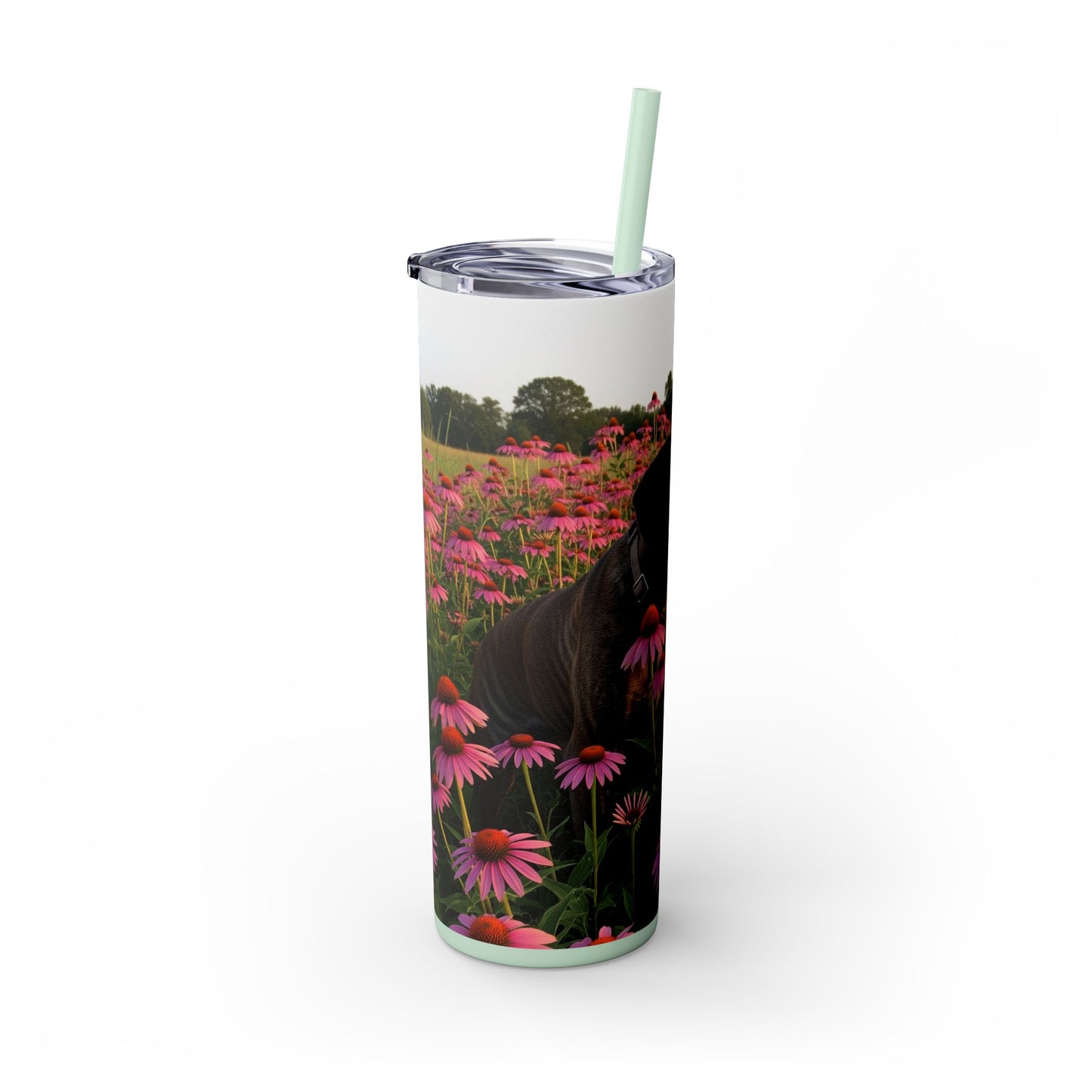 Treeing Tennessee Brindle Tumbler with Straw, 20oz