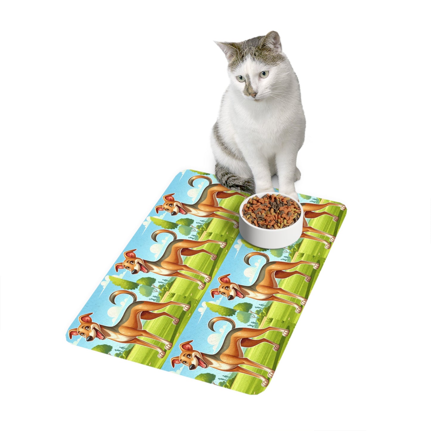 Pet Food Mat (12x18) - Azawakh