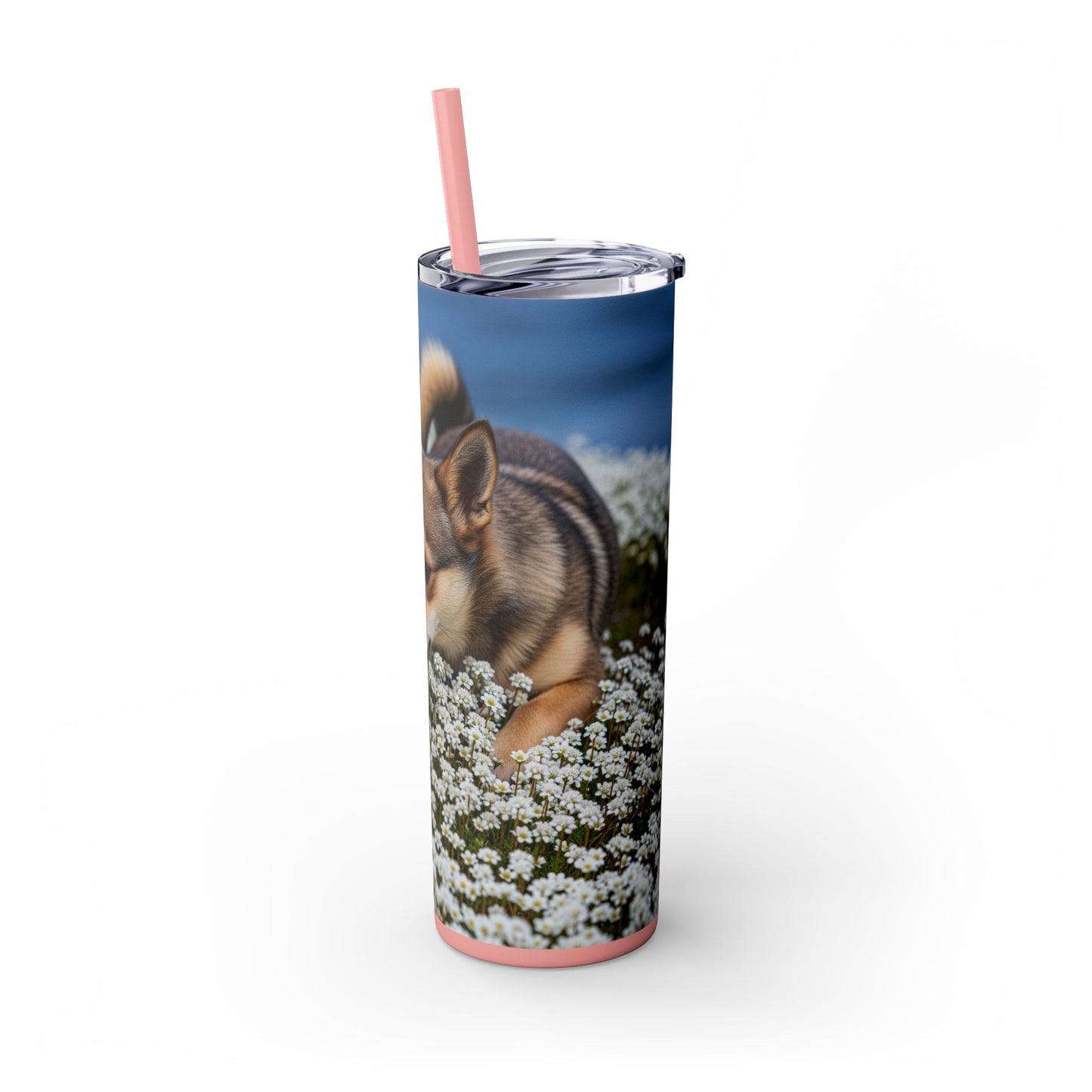 Norwegian Lundehund Tumbler with Straw, 20oz