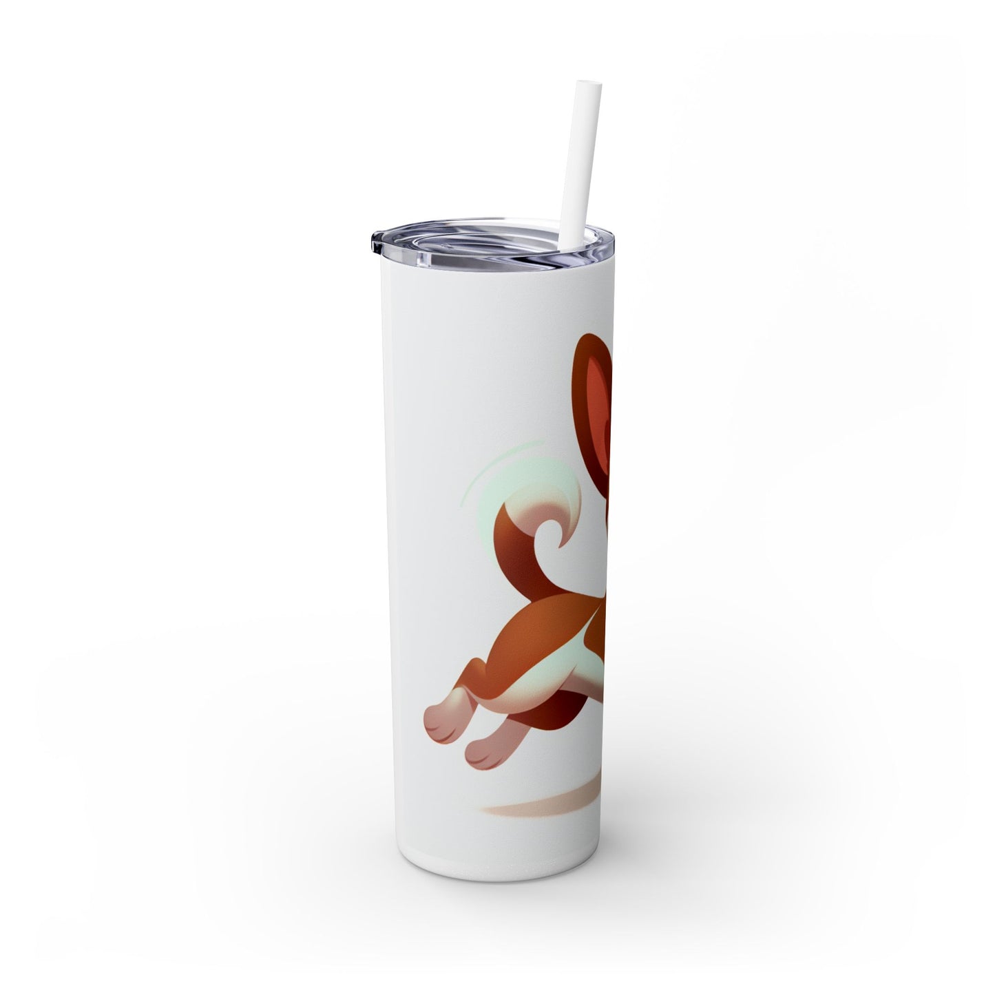 Basenji Tumbler with Straw, 20oz