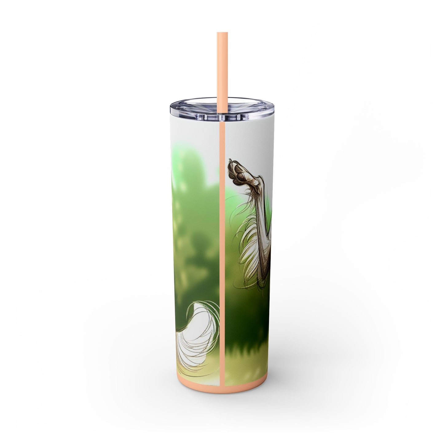 Borzoi Tumbler with Straw, 20oz