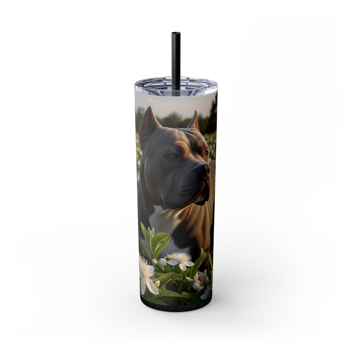 Bully Kutta Skinny Tumbler with Straw, 20oz