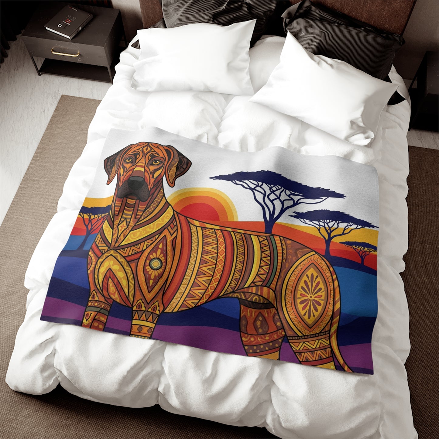 Rhodesian Ridgeback Sweatshirt Blanket
