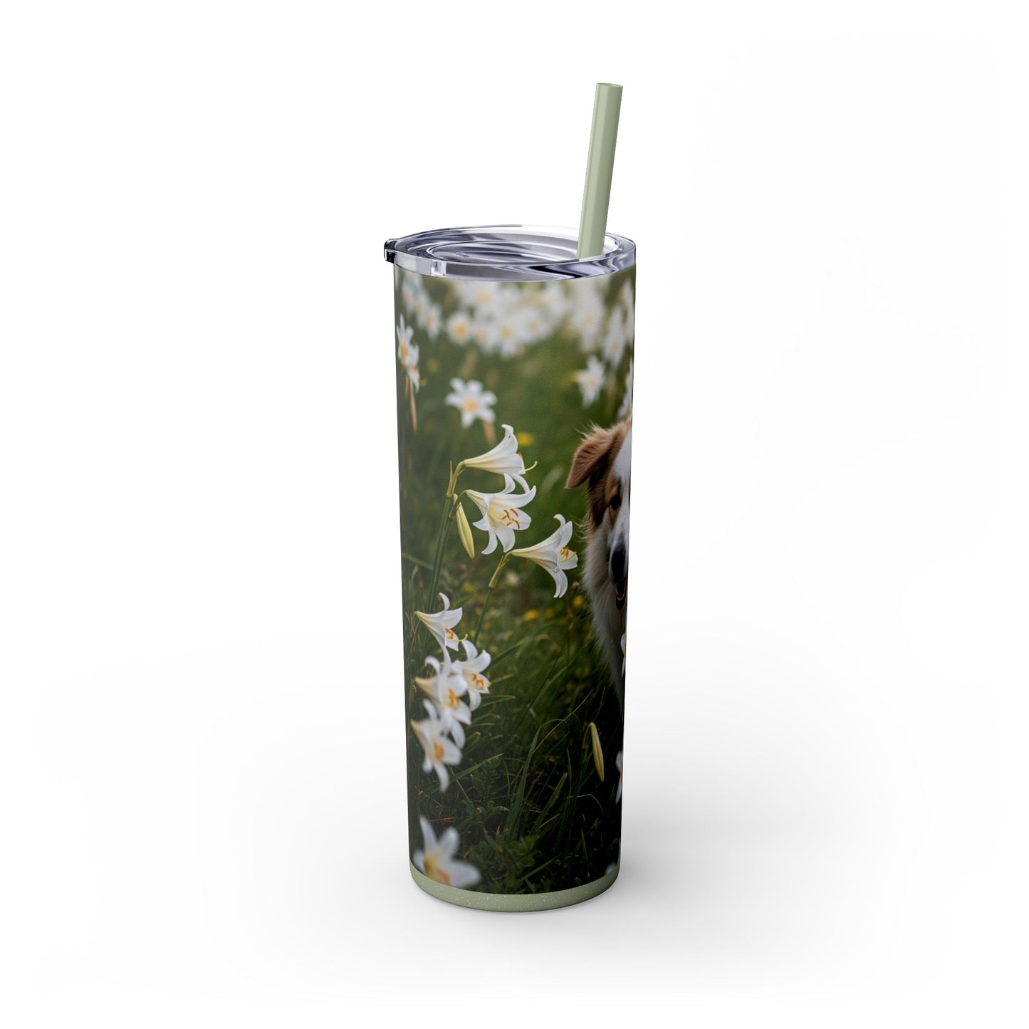 Pyrenean Shepherd Tumbler with Straw, 20oz