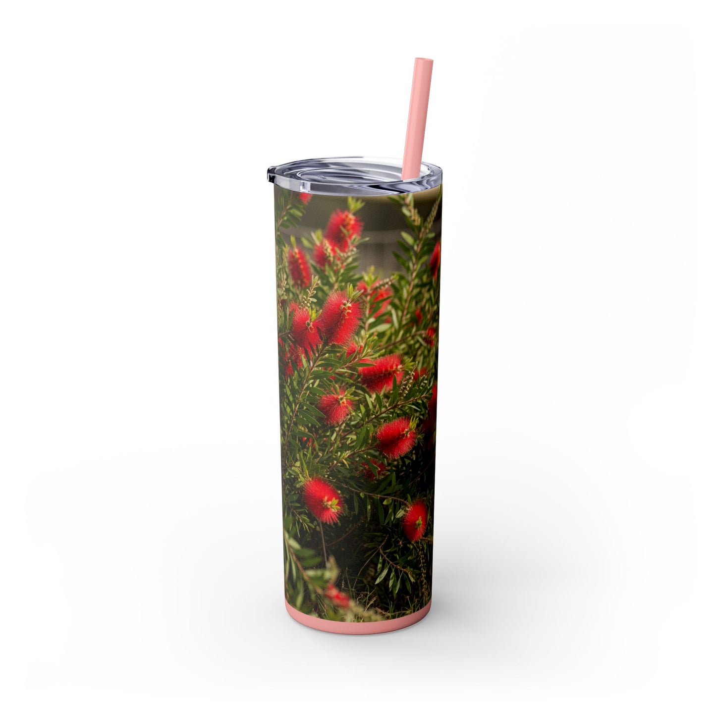 Australian Cattle Dog Skinny Tumbler with Straw, 20oz