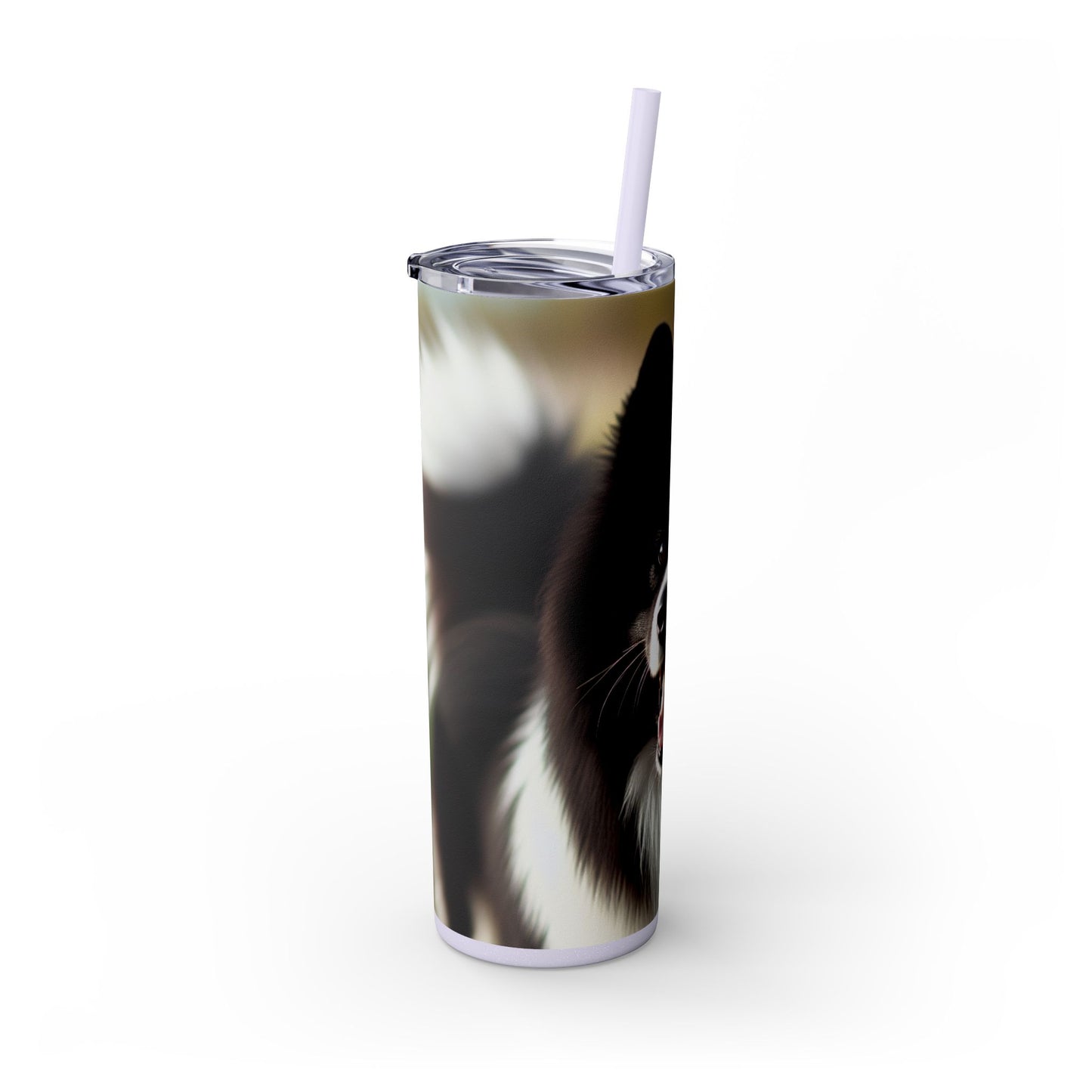 Karelian Bear Dog Tumbler with Straw, 20oz