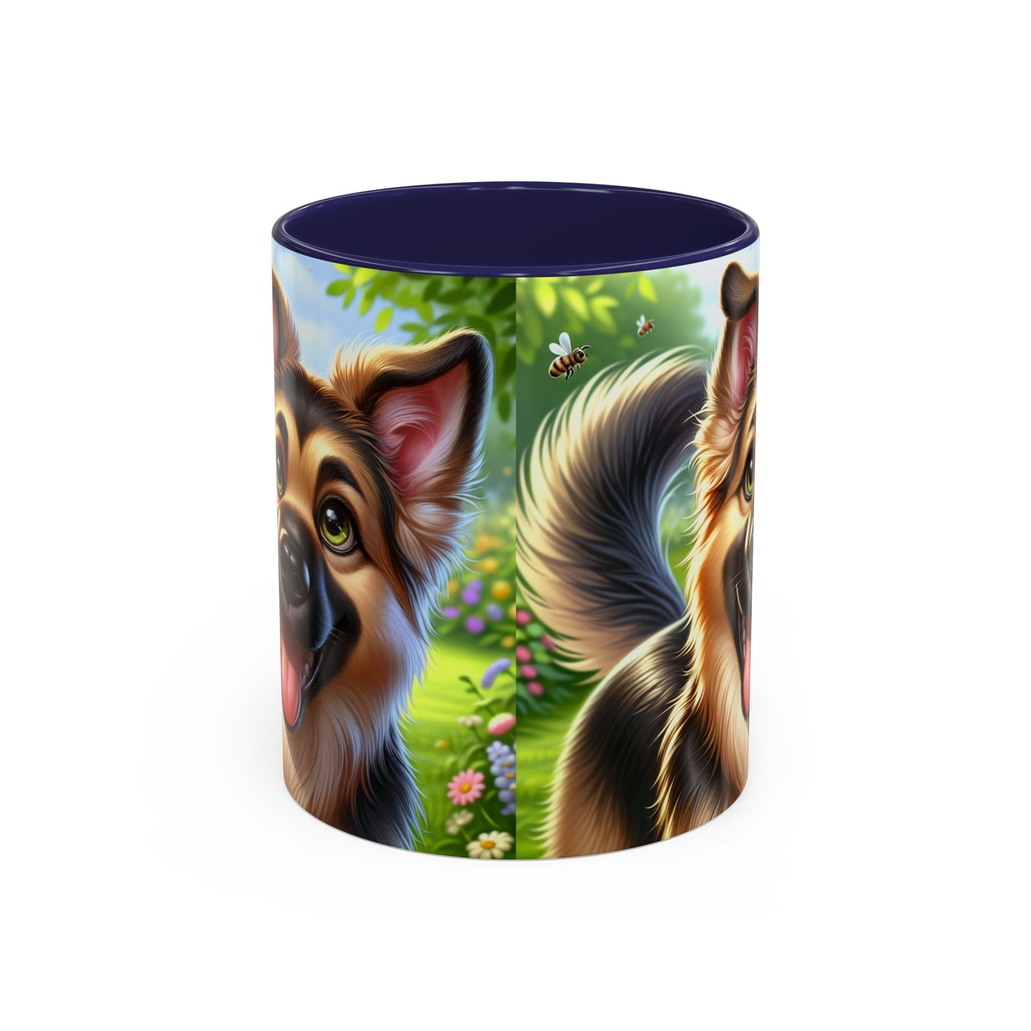 German Shepherd Accent Coffee Mug - Perfect Gift for Dog Lovers