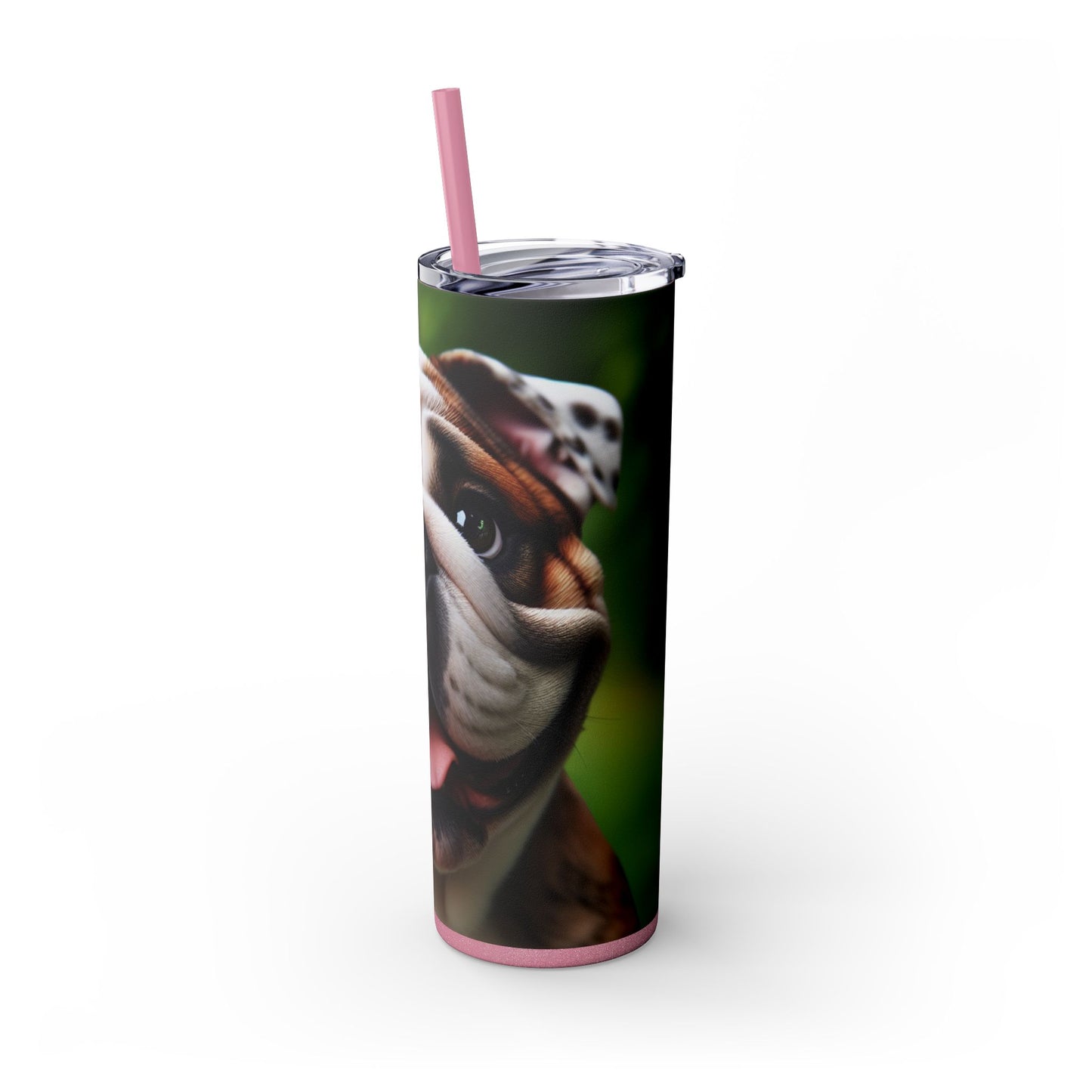 British Bulldog Tumbler with Straw, 20oz