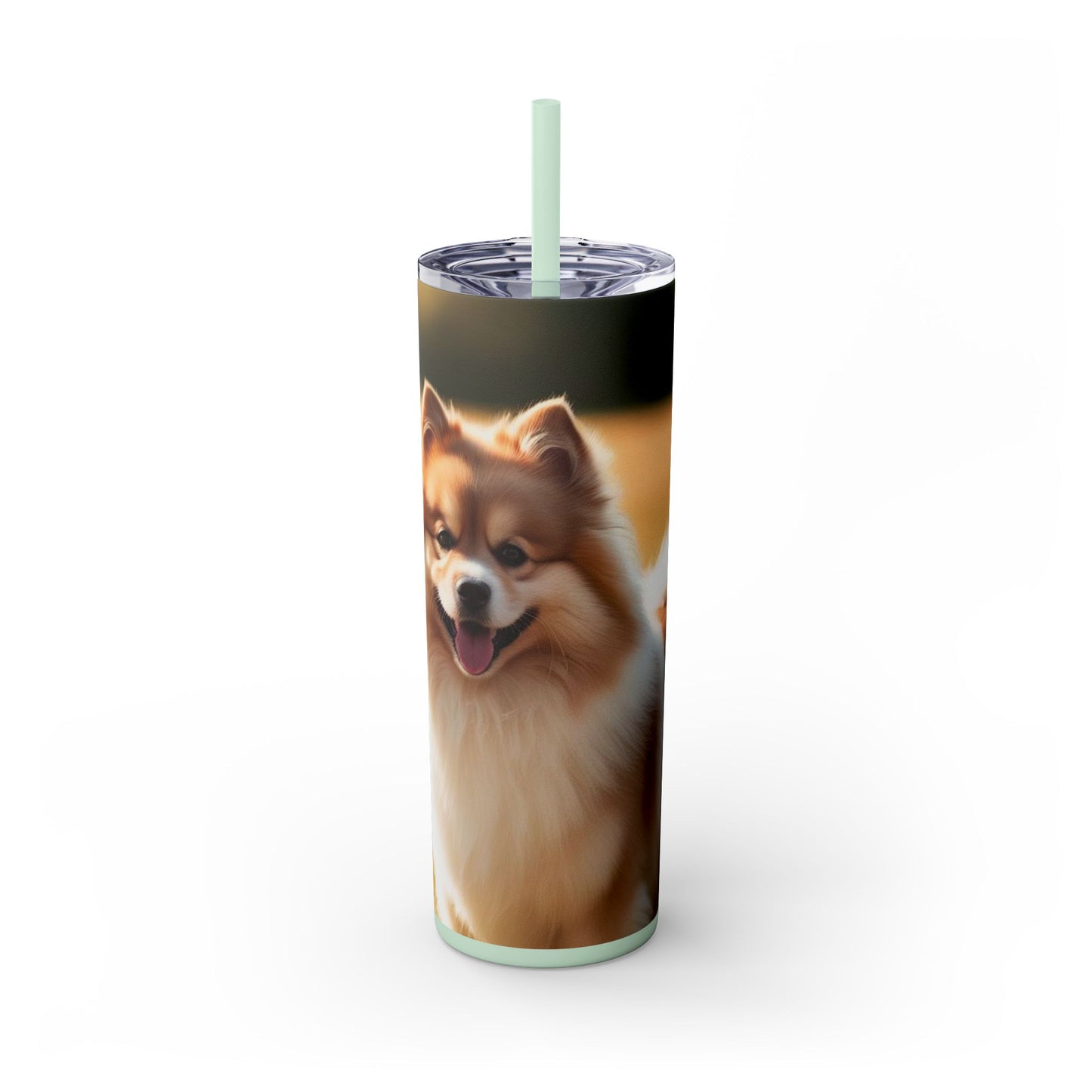 Keeshond Tumbler with Straw, 20oz
