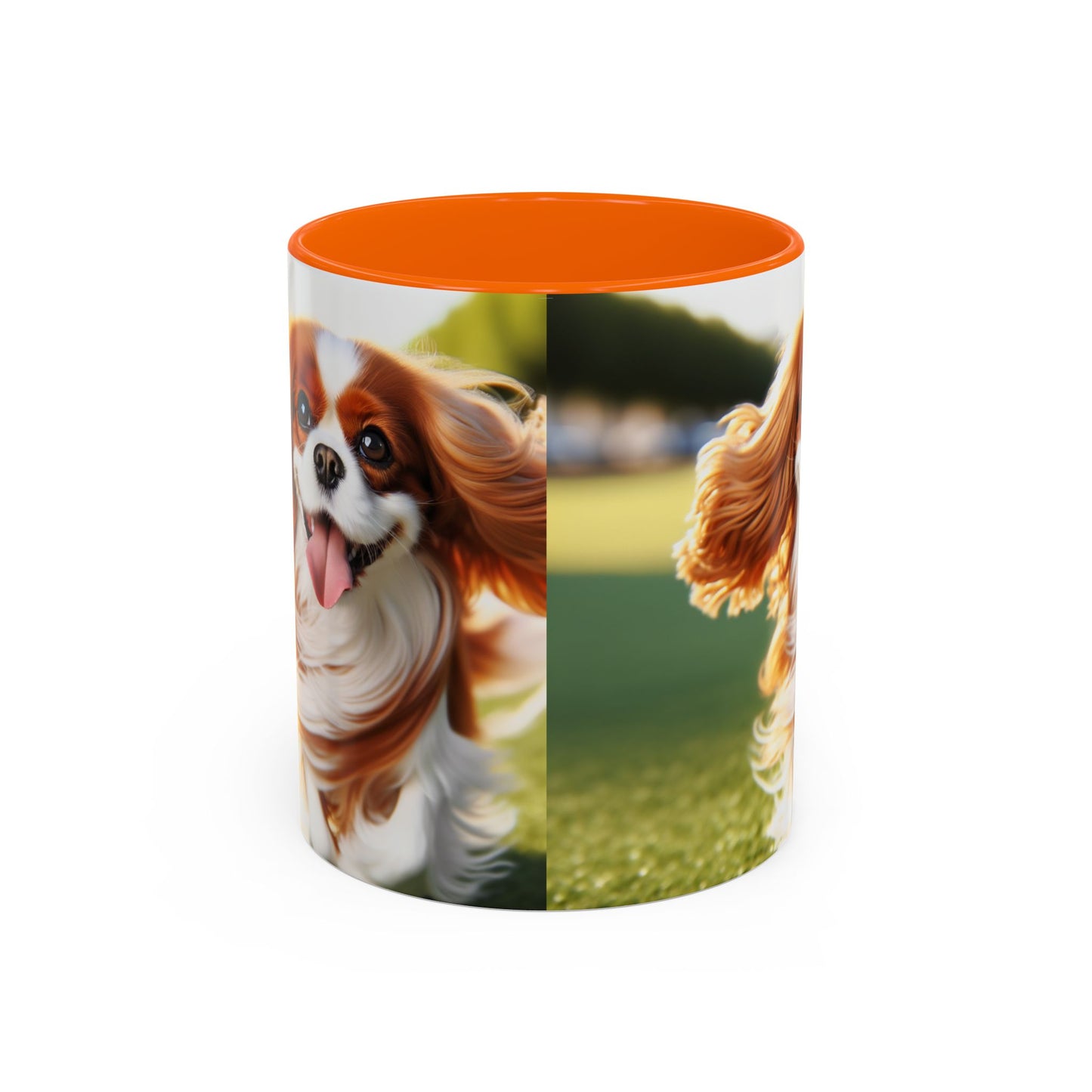 Cavalier King Charles Spaniel Accent Coffee Mug - Perfect Gift for Dog Lovers