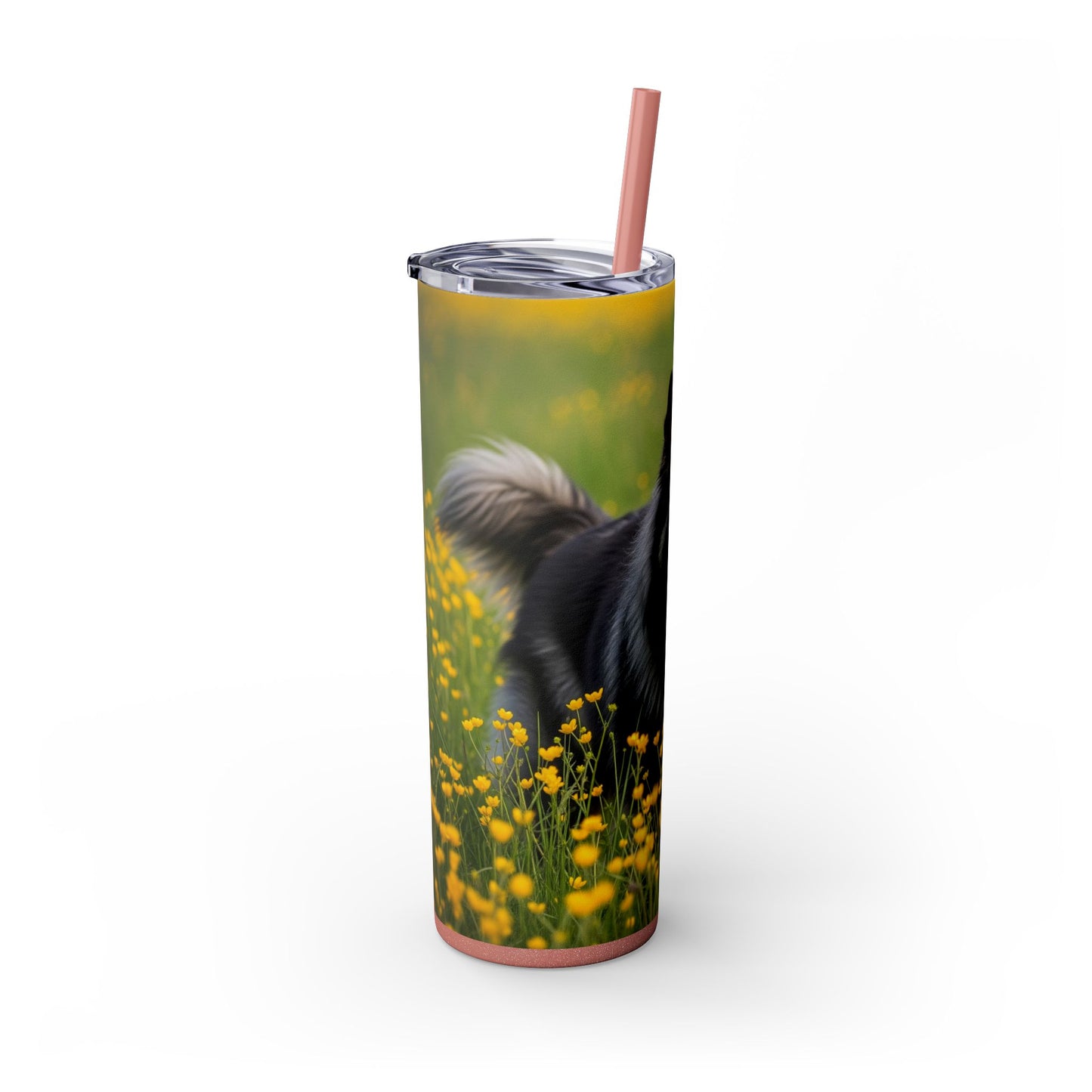Belgian Sheepdog Tumbler with Straw, 20oz