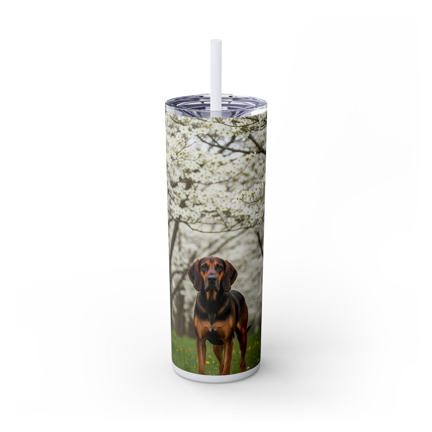 Plott Hound Tumbler with Straw, 20oz