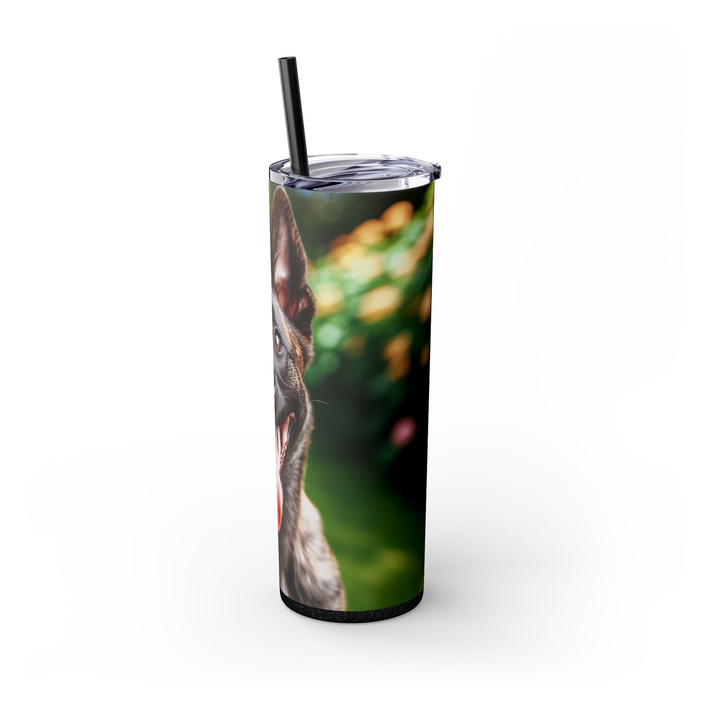 Dutch Shepherd Dog Tumbler with Straw, 20oz