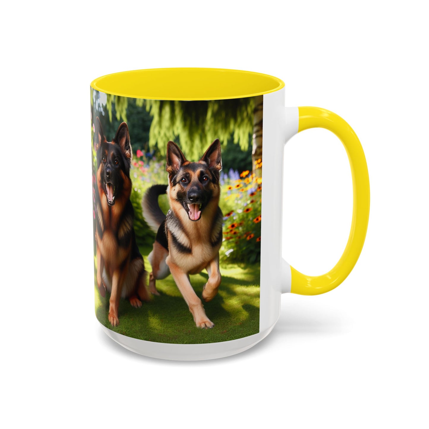 German Shepherd Accent Coffee Mug - Perfect Gift for Dog Lovers