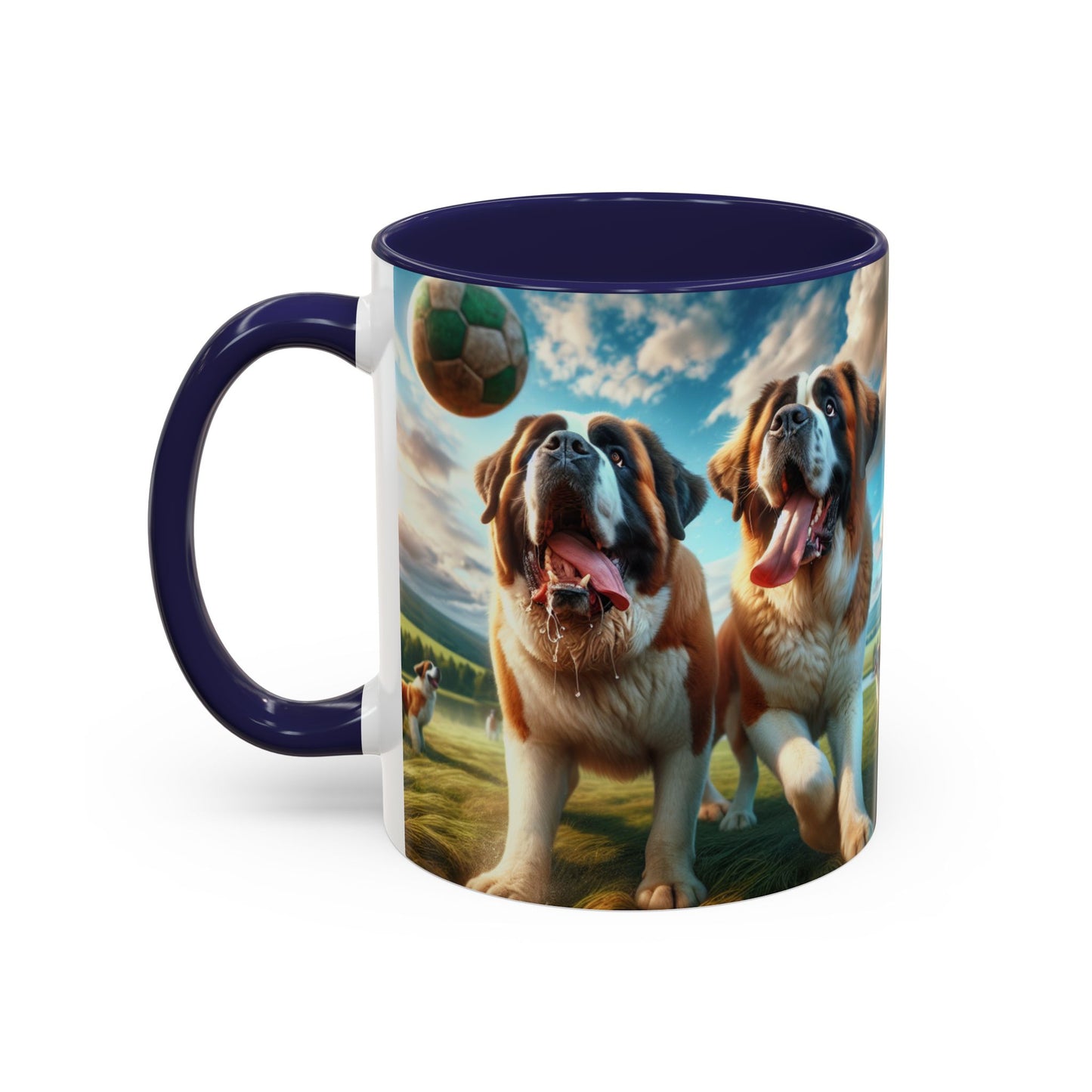 Saint Bernard Accent Coffee Mug - Perfect Gift for Dog Lovers