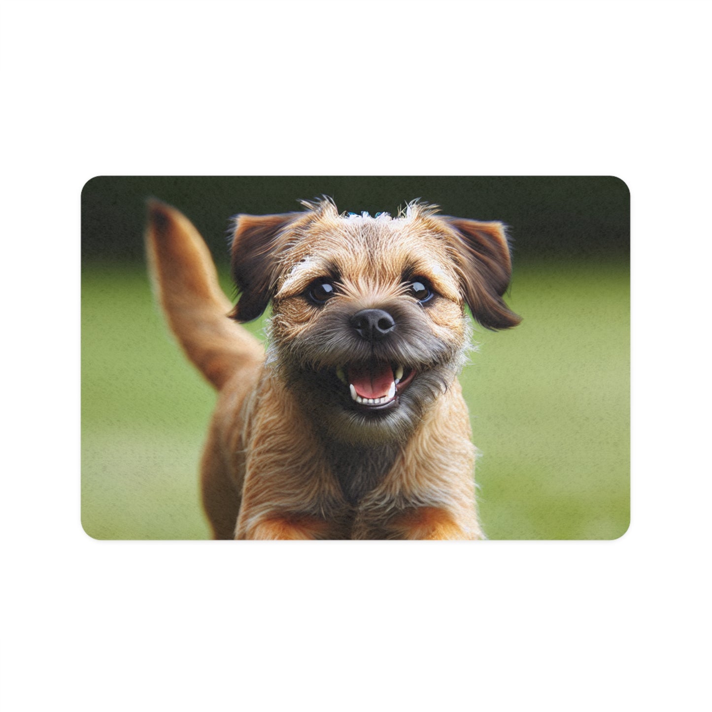 Pet Food Mat (12x18) - Border Terrier