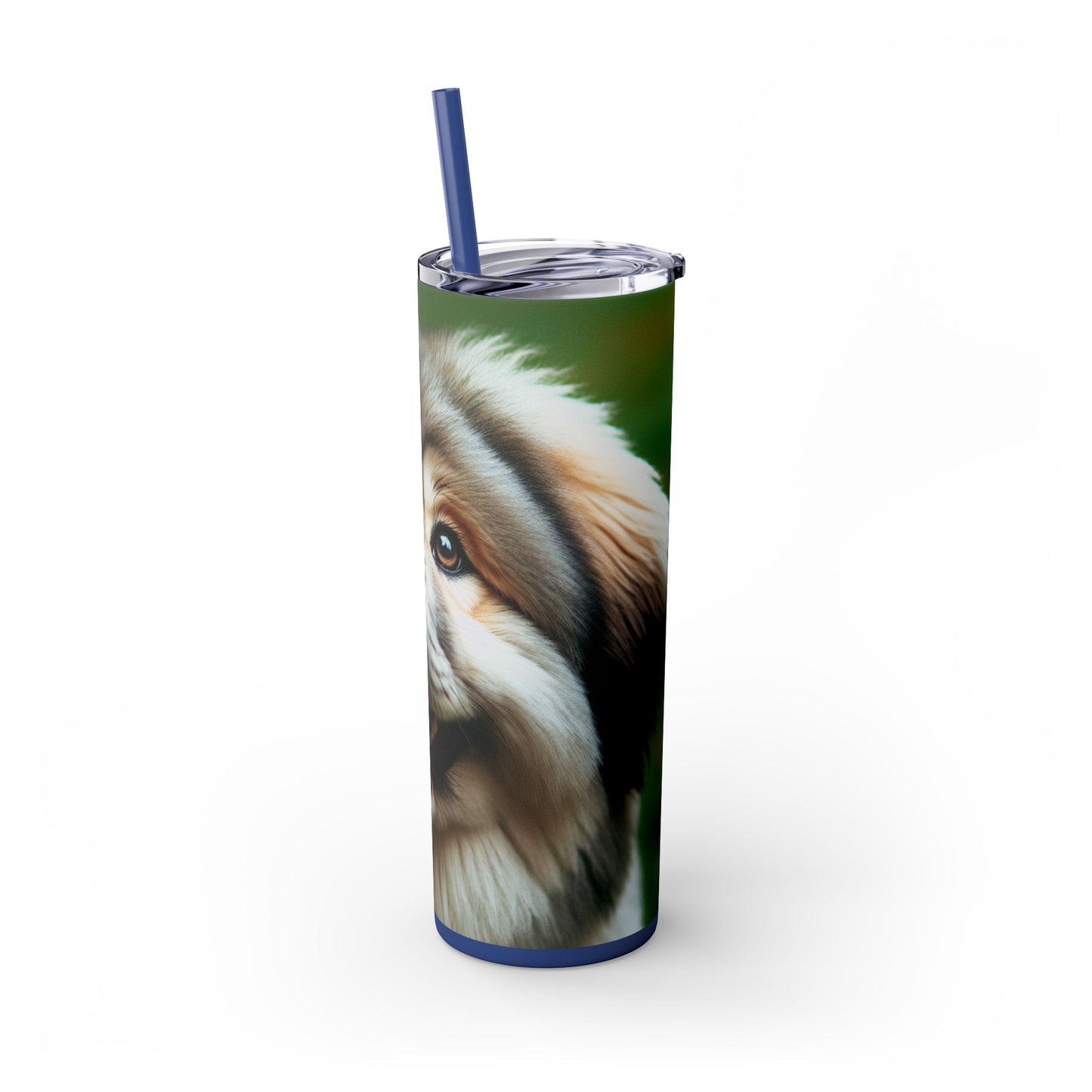 Tibetan Kyi Apso Tumbler with Straw, 20oz