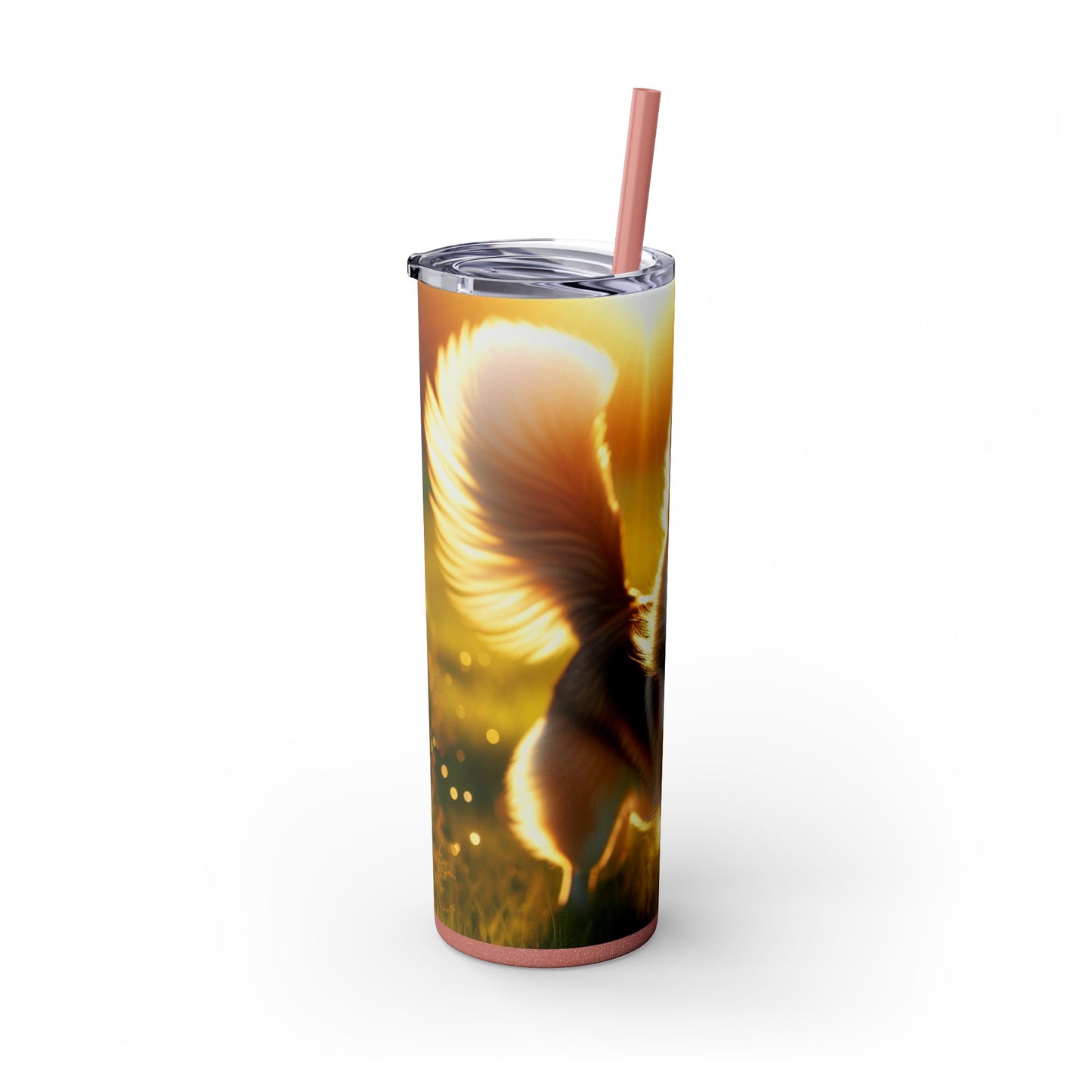 Norwegian Lundehund Tumbler with Straw, 20oz