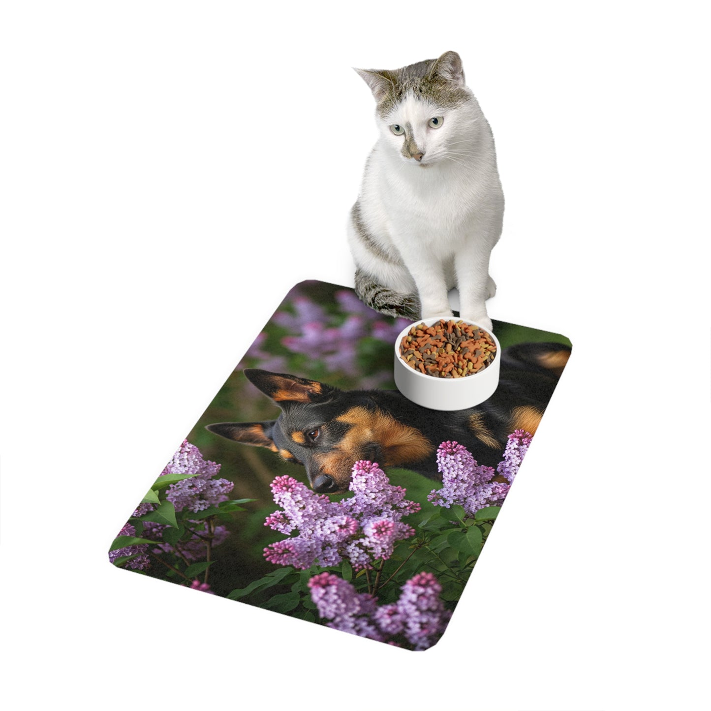 Pet Food Mat (12x18) - Mudi