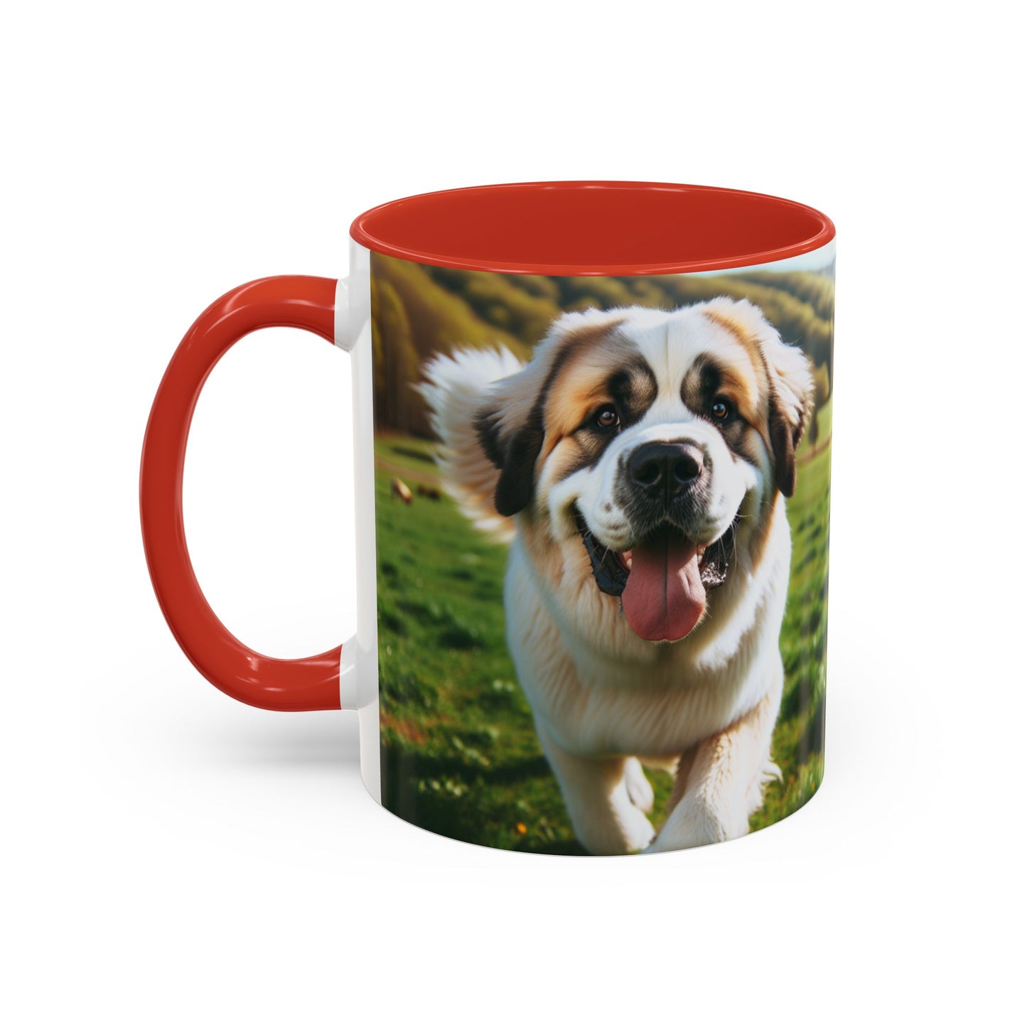 Pyrenean Mastiff Accent Coffee Mug - Perfect Gift for Dog Lovers