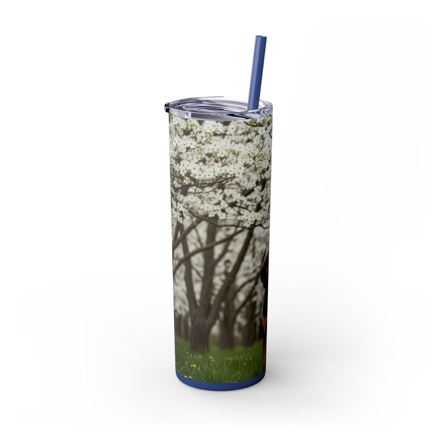 Plott Hound Tumbler with Straw, 20oz