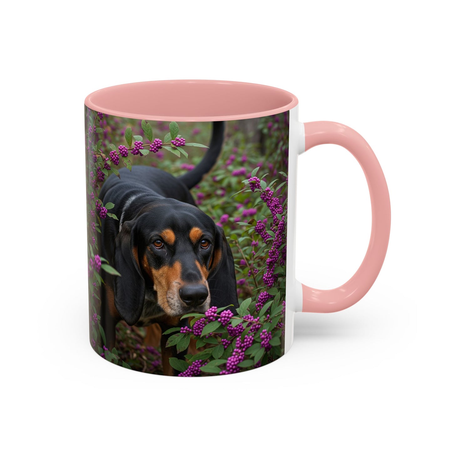 Black and Tan Coonhound Accent Coffee Mug - Perfect Gift for Dog Lovers