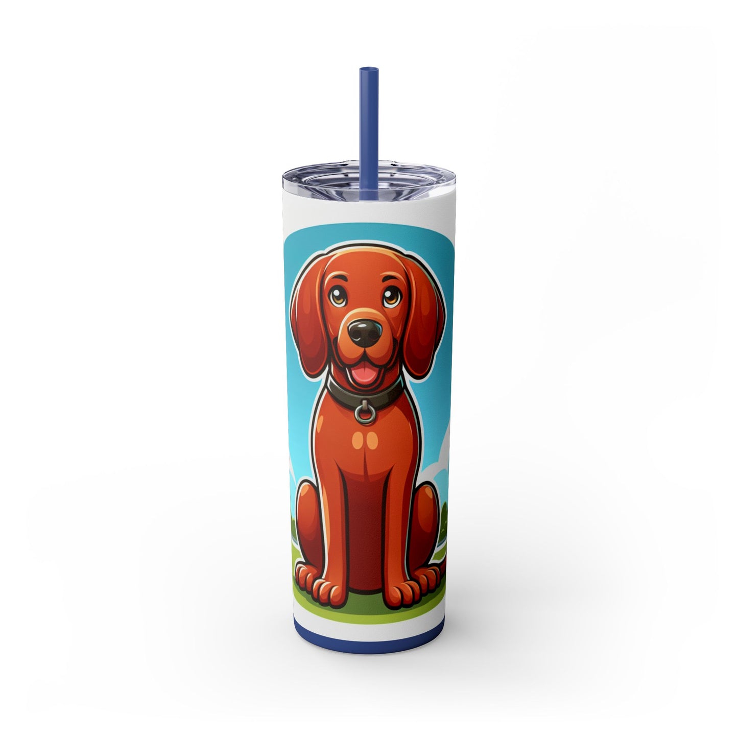 Redbone Coonhound Tumbler with Straw, 20oz