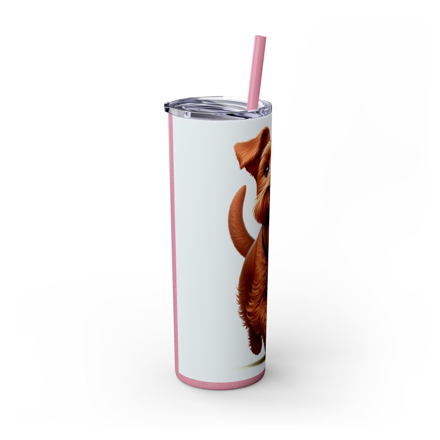 Irish Terrier Tumbler with Straw, 20oz